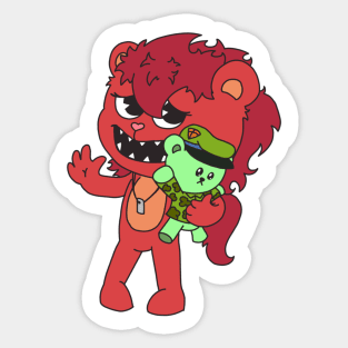 Happy Tree Friends - OC Flicky Sticker 7 Sticker